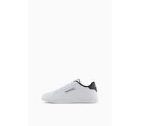 Armani Exchange Men's Seattle Sneaker, Op White Black, 8 UK