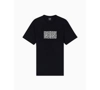 Armani Exchange Men's Short Sleeve Jersey Box Logo Tee Slim