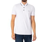 Armani Exchange Men's 8nzf70 Polo Shirt, White (White 1100), Medium