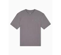 Armani Exchange Men's Short Sleeve Regular Fit Back Logo T-Shirt Grey M, Dark Gull Gray, M