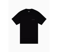 Armani Exchange Men's Short Sleeve Side Milano-New York Logo Lettering T-Shirt, Black, M