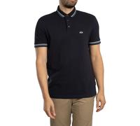 Armani Exchange Men's Slim Fit Stripe Collar Polo Shirt, Blue