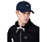 Armani Exchange Mens Small Logo Hat Baseball Cap, Navy