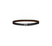 Armani Exchange Men's Split Leather Double Sided Logo Belt Belt