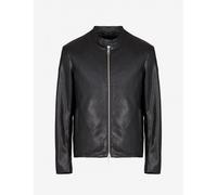 Armani Exchange Men's Stand-Up Collar Leather Jacket (8NZB08-ZNAAZ-1200)