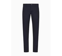 Armani Exchange Men's Straight Fit Trousers Casual Pants, Blue, W32