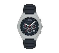 Armani Exchange Men's Sync Chronograph Gray Silicone Watch