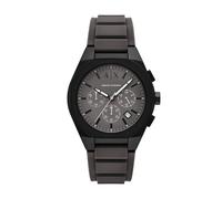Armani Exchange Men's Sync Chronograph Gray Silicone Watch
