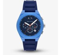 Armani Exchange Mens Sync Two Tone Blue Chronograph Watch AX4170