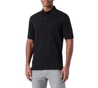 Armani Exchange Men's The Grid, Sustainable, All Over Tonal Logo Polo Shirt, Black, XS