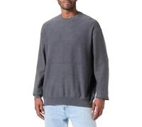 Armani Exchange Men's The Grid, Sustainable, Reverse Jersey Link Stitch Sweater, Eiffel Tower, L
