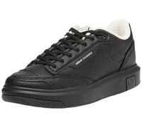 Armani Exchange Men's Venice, Logo Tab on Sole Trainers, Black, 42 EU