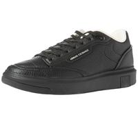 Armani Exchange Men's Venice, Logo Tab on Sole Trainers, Black, 43 EU