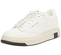 Armani Exchange Men Venice, Logo Tab On Sole Sneaker, Off White, 7 UK
