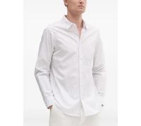 Armani Exchange micro-dot-print shirt - White XL