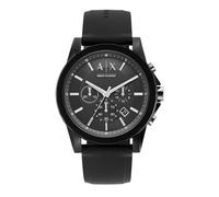 Armani Exchange AX1326 Outerbanks Black Rubber Chronograph Multi Dial Watch