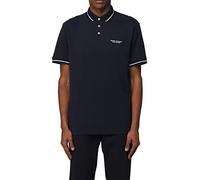 ARMANI EXCHANGE Polo Shirt Short Sleeves Cotton Elastic for Men Color Navy, Model 8NZFFM ZJ5DZ 1510, marine, XL