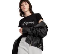 Armani Exchange Short Sleeve Classic Script Logo Scoop Neck T-Shirt T-Shirt,