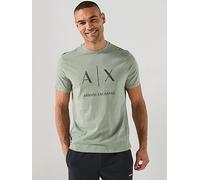 Armani Exchange Slim AX short sleeve T-shirt light blue - XXL
