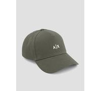 Armani Exchange Small Logo Baseball Snapback Cap, Dark Khaki, Men Dark Khaki