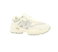 Armani Exchange Speed, WOMAN Sneaker, OFF WHITE+SILVER,