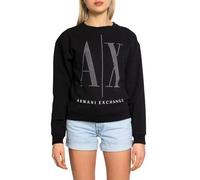 Armani Exchange Studded Icon Women's Tracksuit Top, Black, L