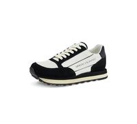 Armani Exchange Suede Bicolor Sneakers, Sneaker Men's, White (Off White Black), 12 UK