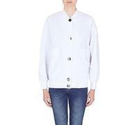 Armani Exchange Sustainable, Cross Gender, Round Metal Buttons Jacket, Optic. White, S