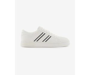 Armani Exchange Technical Fabric Shoes White Black - 43