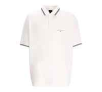 Armani Exchange tipped-collar polo shirt - White XL-XXL