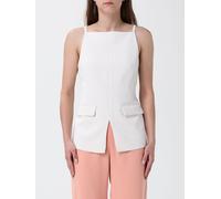 ARMANI EXCHANGE Top Woman color Yellow Cream - Size: XS - female