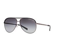 Armani Exchange Unisex Sunglass AX2002 - Frame color: Shiny Gunmetal & Black, Lens color: Gradient Grey Polarized