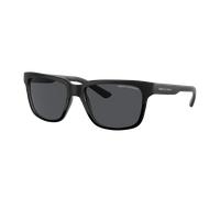 Armani Exchange Unisex Sunglass AX4026S - Frame color: Matte & Shiny Black, Lens color: Grey