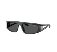 Armani Exchange Unisex Sunglass AX4159SU - Frame color: Matte Dark Grey, Lens color: Dark Grey