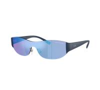 Armani Exchange Unisex Sunglass AX4177S - Frame color: Dark Violet Mirror Blue, Lens color: Dark Violet Mirror Blue