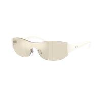Armani Exchange Unisex Sunglass AX4177S - Frame color: Yellow Mirror Blue, Lens color: Yellow Mirror Blue