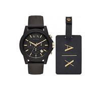 Armani Exchange Watch AX7105 Brown Silicone Case Watch Man