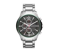 Armani Exchange Watch for Men, Quartz Chronograph Movement and 46mm Case Size with Stainless Steel Strap