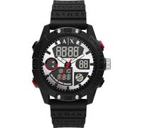 Armani Exchange Watch For Men, Ana-Digi Movement and 46mm Case Size with Stainless steel, Leather or Silicone strap
