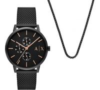 Armani Exchange Men's Analog Quartz Watch with Stainless Steel Strap AX7162SET