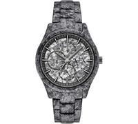Armani Exchange Watch for Men Automatic Movement and 46mm Case Size with Stainless Steel Leather or Silicone Strap, Charcoal Set
