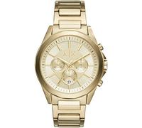 Armani Exchange Watch for Men, Chronograph Movement, 44 mm Gold Stainless Steel Case with a Stainless Steel Strap, AX2602