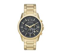 Armani Exchange Watch For Men, Chronograph Movement and 44mm Case Size with Stainless steel, Leather or Silicone strap