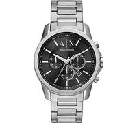 Armani Exchange AX2600 Men's 44mm Grey Dial Chrono Stainless Bracelet Watch BNIB