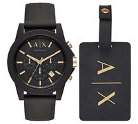 Armani Exchange Watch AX7105 Brown Silicone Case Watch Man