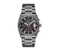 Armani Exchange Watch for Men, Quartz Chronograph Movement and 40 mm Case Size with Stainless Steel Strap, Gunmetal Grey