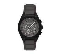 Armani Exchange Watch for Men, Quartz Chronograph Movement and 42mm Case Size with Silicone Strap