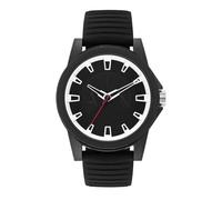 Armani Exchange Watch for Men, Three Hand Movement, 44 mm Black Nylon Case with a Rubber Strap, AX2520