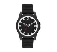 Armani Exchange Watch for Men, Three Hand Movement, 44 mm Black Nylon Case with a Rubber Strap, AX2520