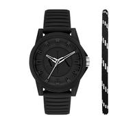 Armani Exchange Men's Analog Quartz Watch with Silicone Strap AX7159SET